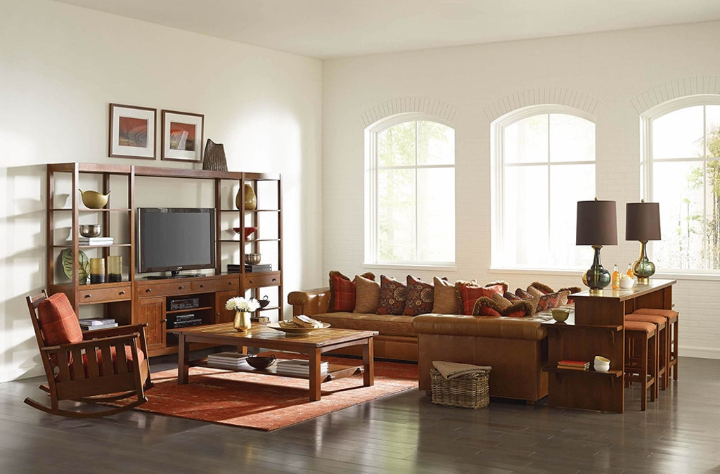 sofa with pillows