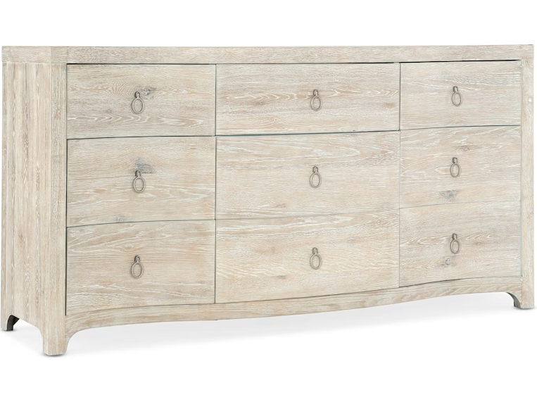 Hooker Furniture Bedroom Serenity Harbour Nine Drawer Dresser 6350-90202-80 at Mark Thomas Home