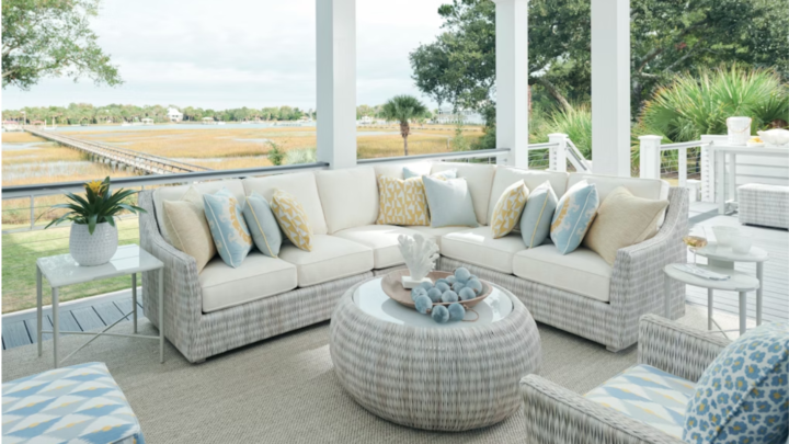 white outdoor furniture