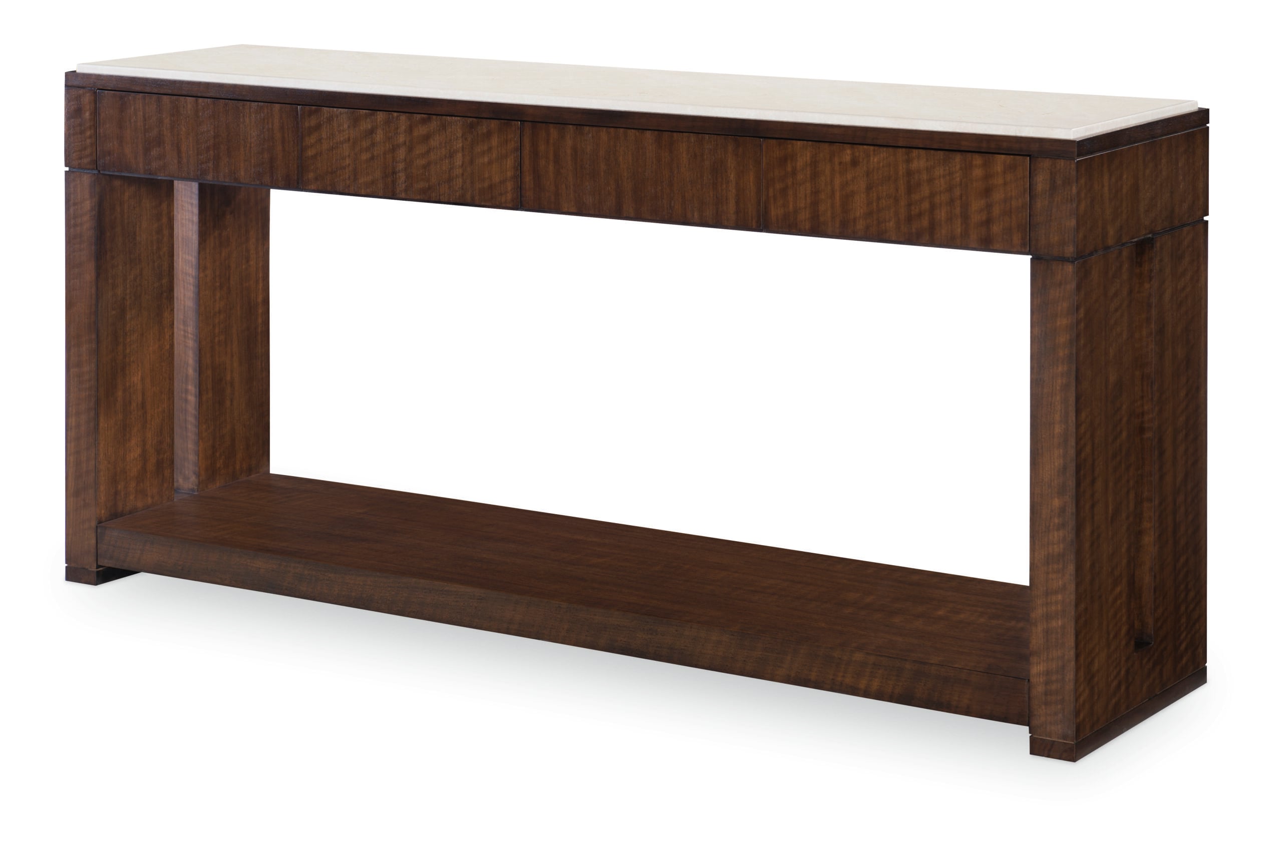 6b0a8bdcc02617386f0067ee51a42d0f B1H-721M - Warner Console Table With Stone Top - Brunette - Image 1
